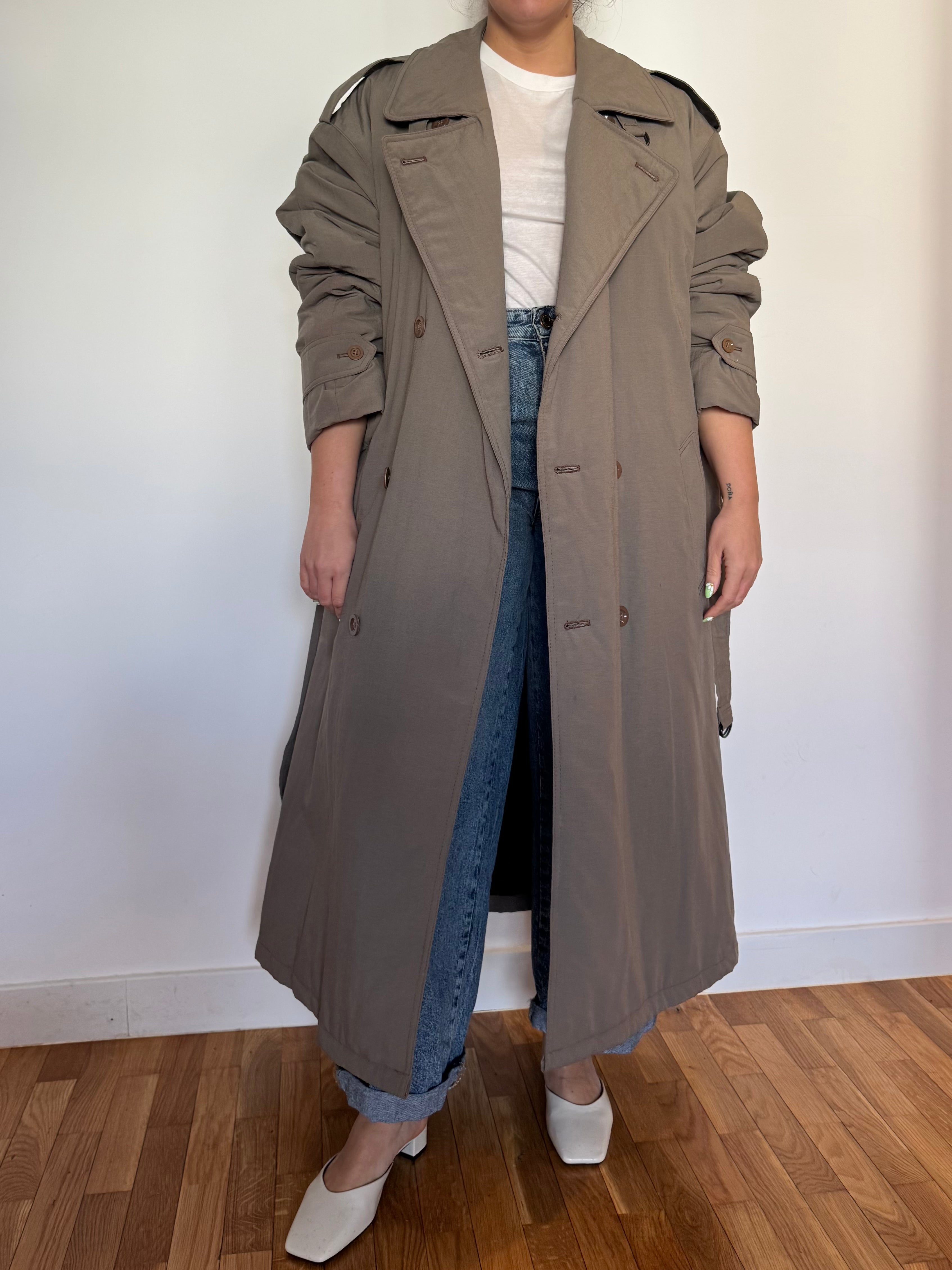 BAMBI_GABARDINA VERDE ACOLCHADA