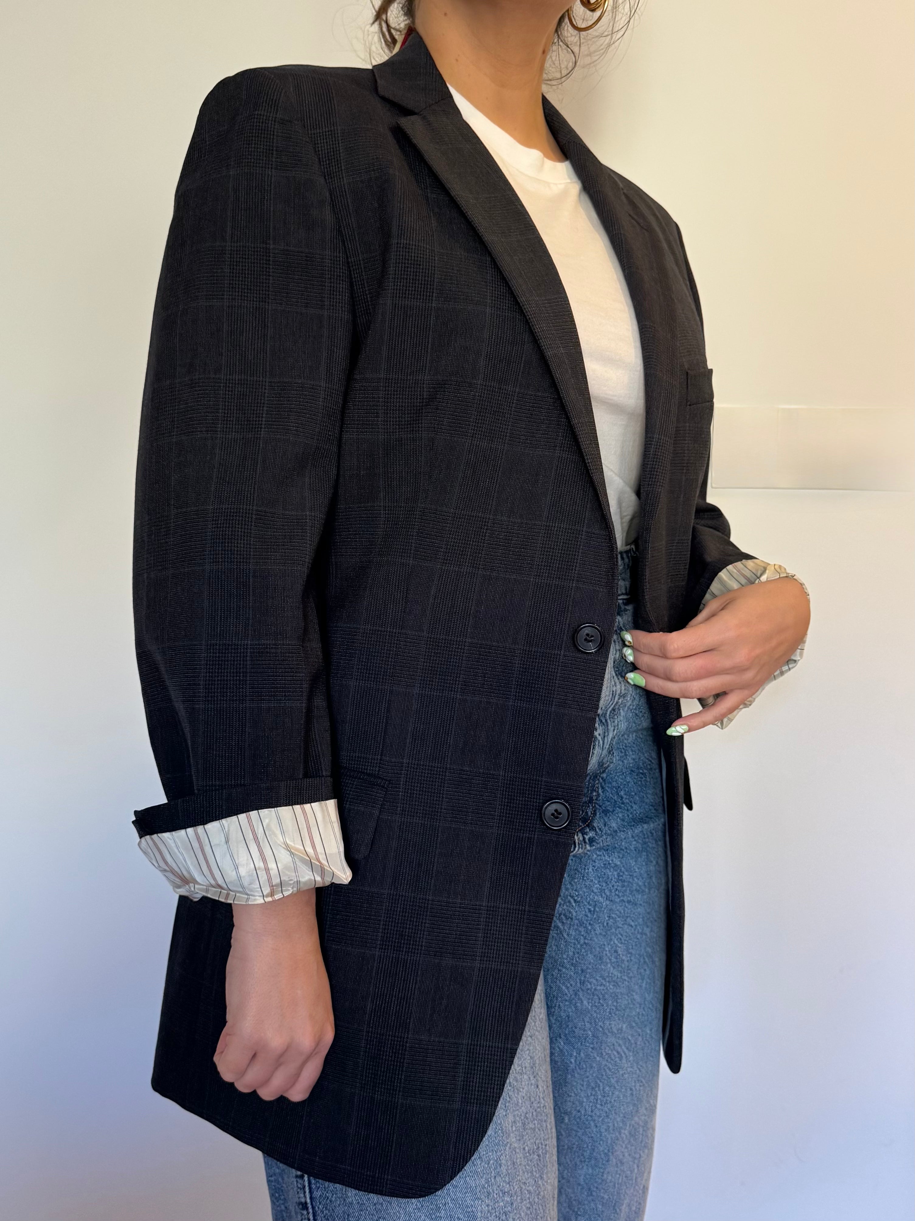 CINDY_BLAZER CUADROS HUGO BOSS