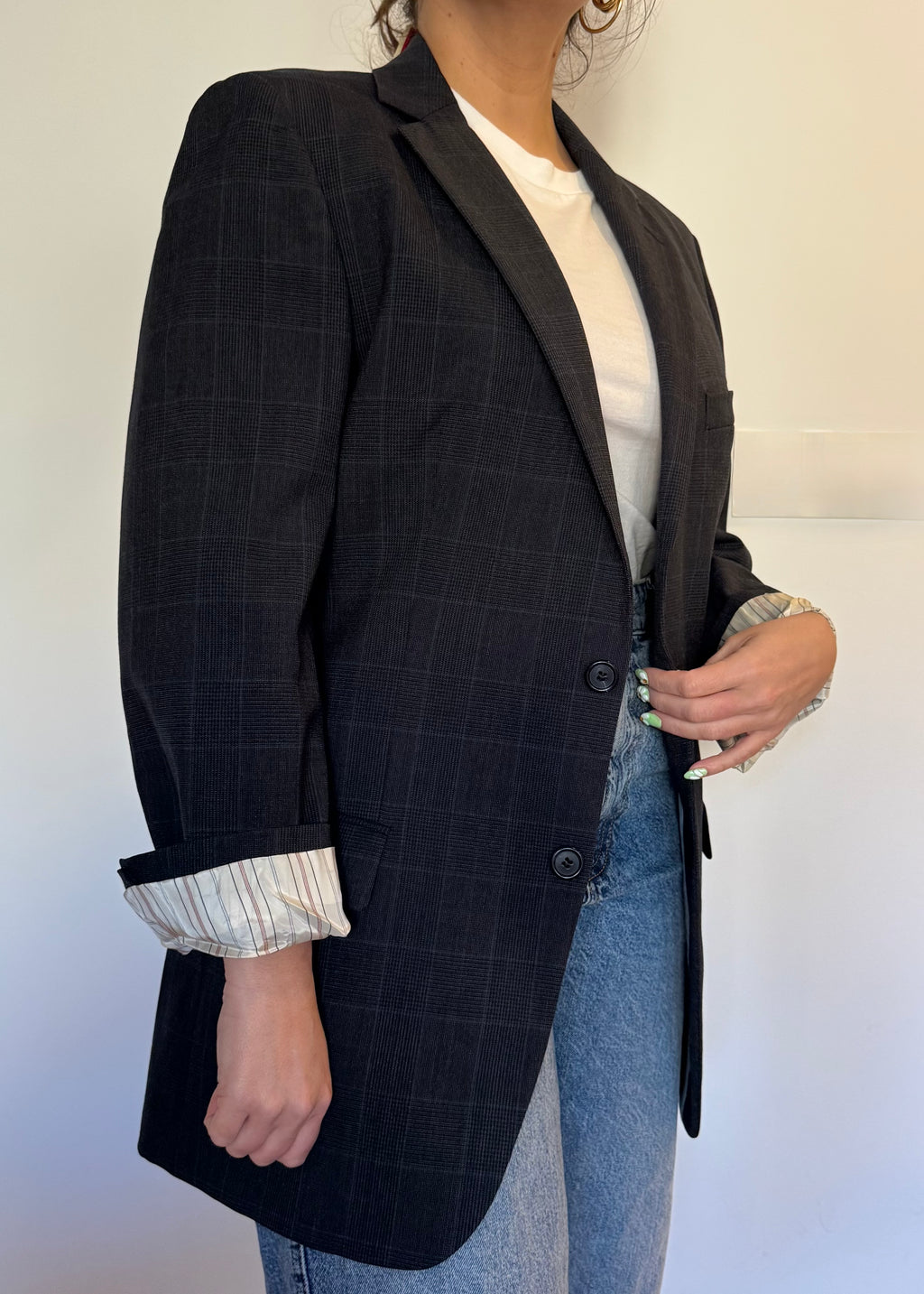 CINDY_BLAZER CUADROS HUGO BOSS