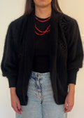 PARIS_CHAQUETA HOMBRERAS NEGRA