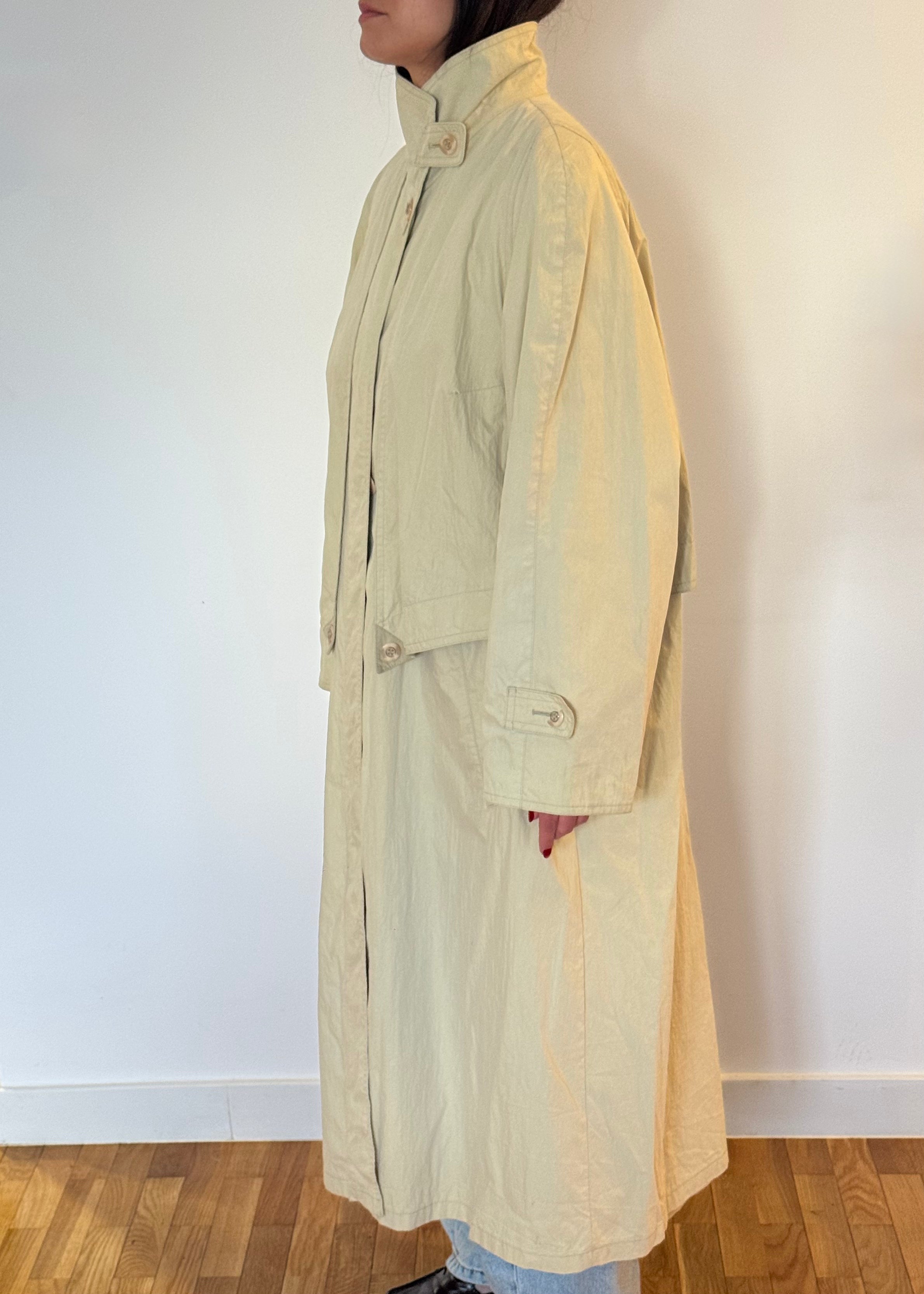 SALMA_GABARDINA BEIGE CUELLO CHIMENEA