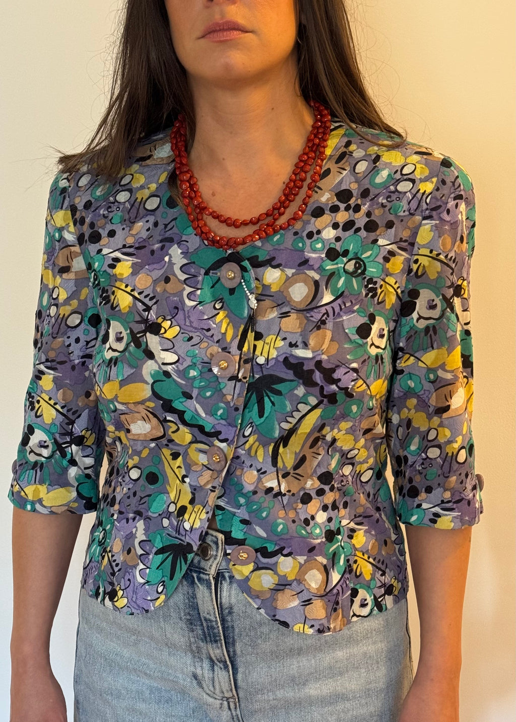 CAROLYN_BLUSA ESTAMPADA LILAS